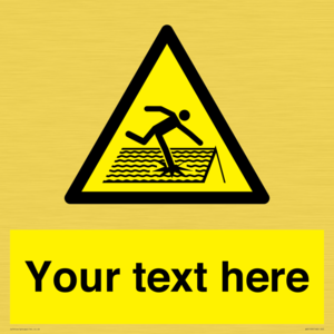 Custom Figure on Roof Sign